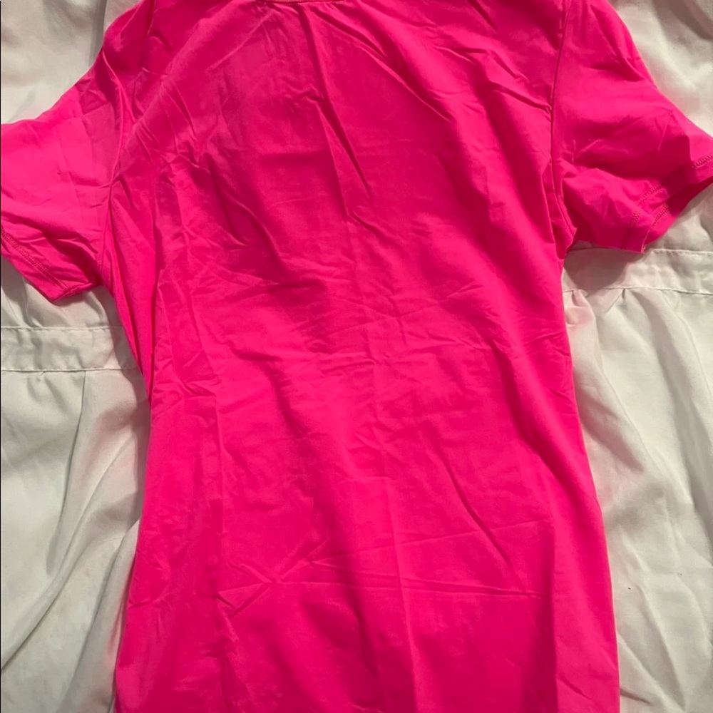 Skims Neon Pink Fits Everybody T-shirt